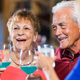 Adults drinking Downy.